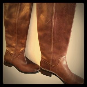 Ivanka Trump leather riding boots